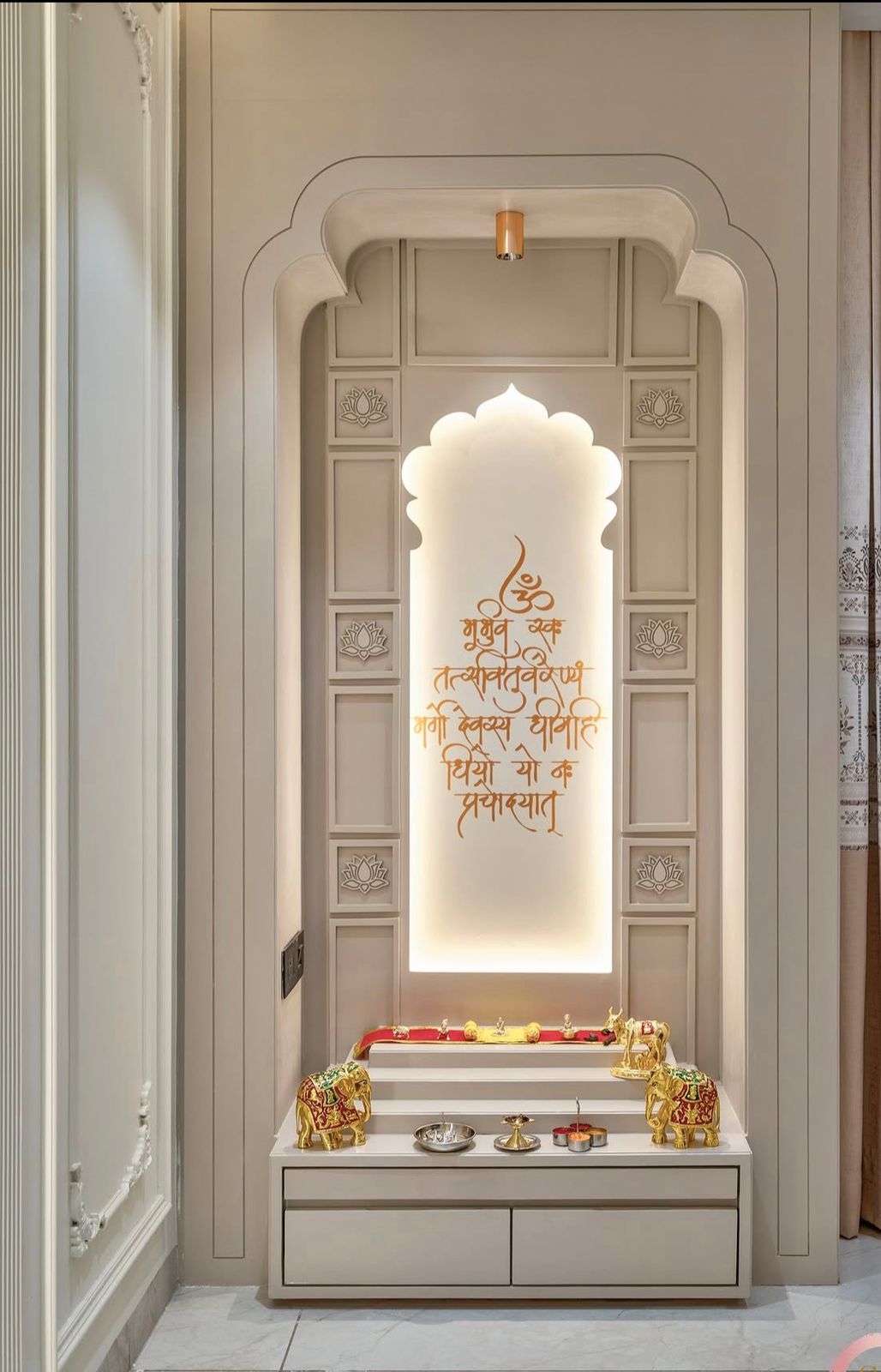 Elegant Temple & Pooja Room Mandaps Image 2
